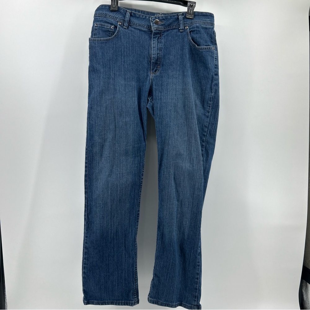 Lee Riders Jeans Women’s 16 Blue Straight Leg High Rise Retro Y2K Relaxed Fit